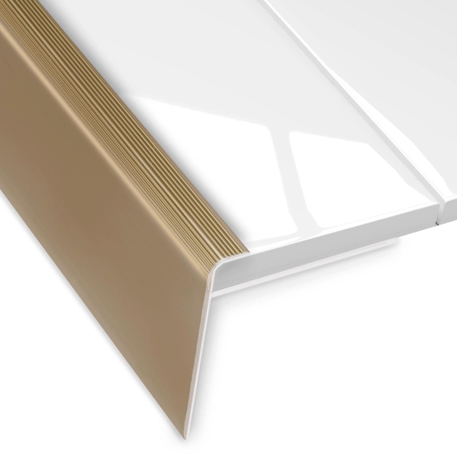 Floordirekt Treppenkantenprofil Safety, verschiedene Farben, F-Form – Bild 3 von 5