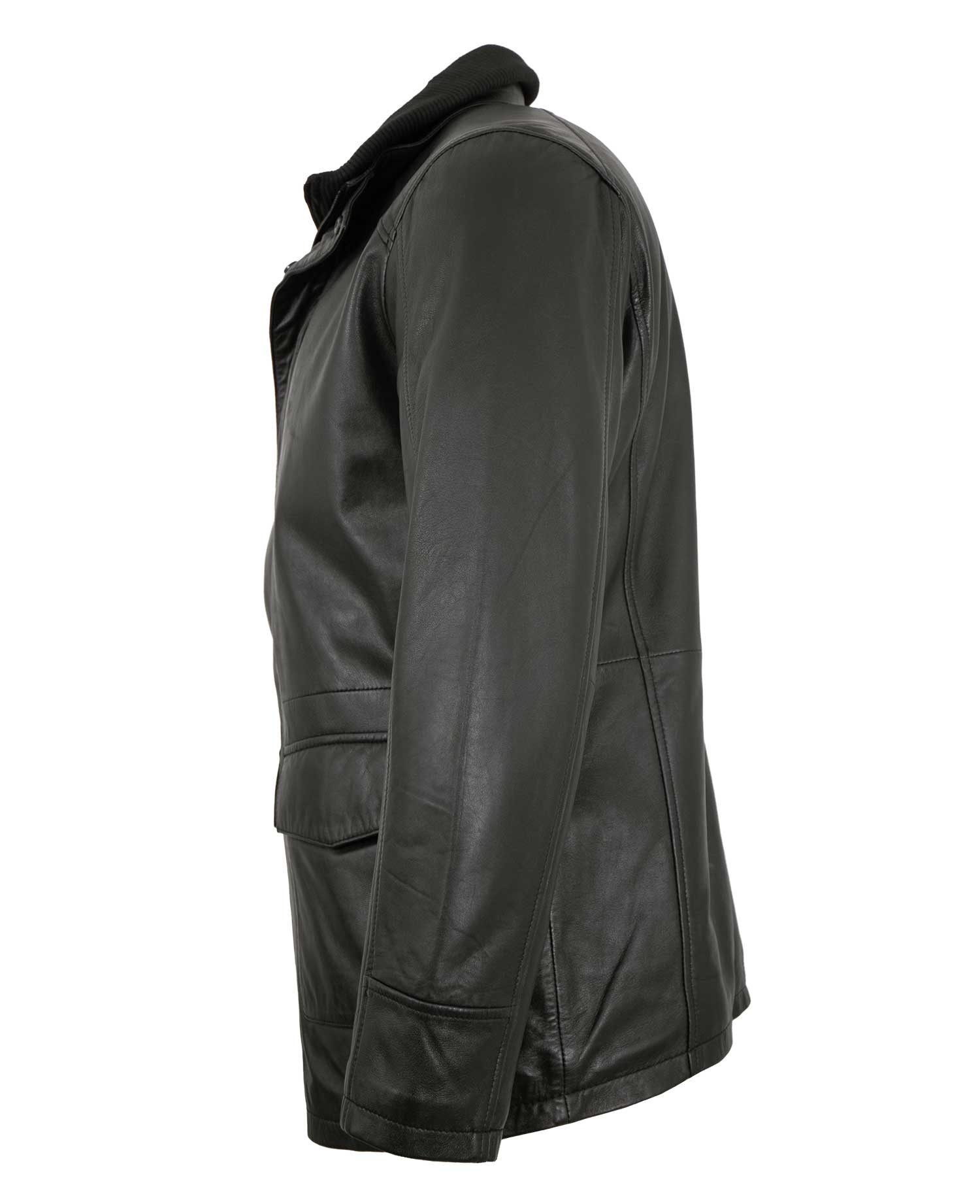 EXZ by Existenz Lederjacke Jack Existenz - Herren Lederjacke Lammnappa schw günstig online kaufen