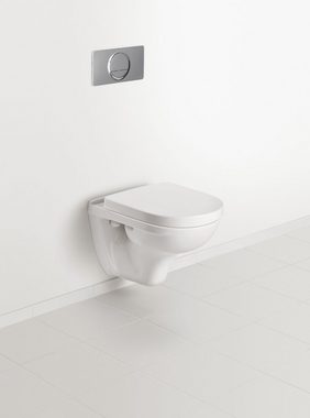 Villeroy & Boch WC-Sitz O.novo, WC-Sitz Compact 368 x 423 x 51 mm - Weiß Alpin