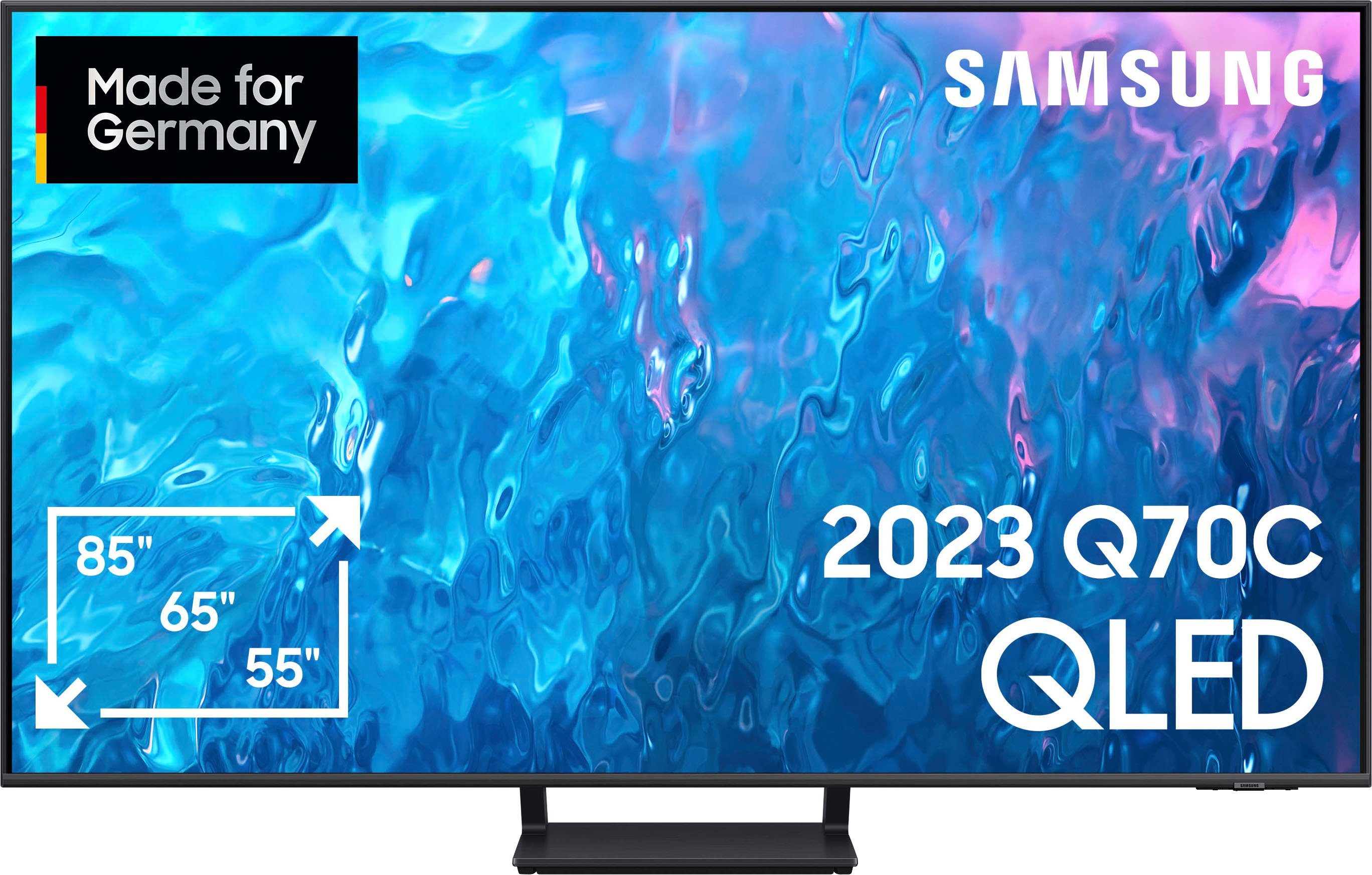 Samsung GQ65Q70CAT LED-Fernseher (163 cm/65 Zoll, Smart-TV, Quantum Prozessor 4K)