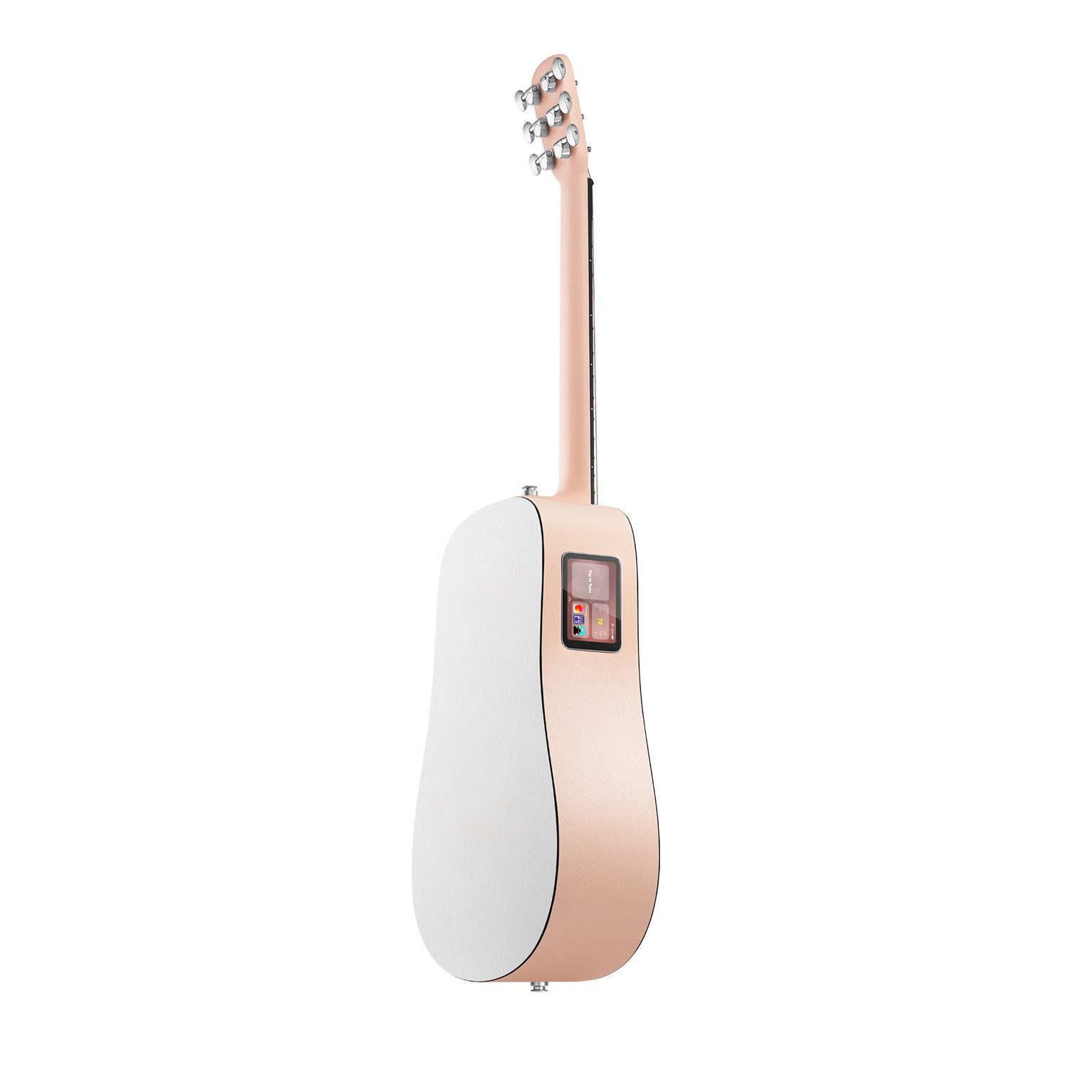 Lava Music Westerngitarre Lava Music Gitarre ME Play 36 Zoll Light Peach, Elektronische Akustik-Gitarre mit Effekten, 6,35 mm Klinke, USB-C, Gitarre