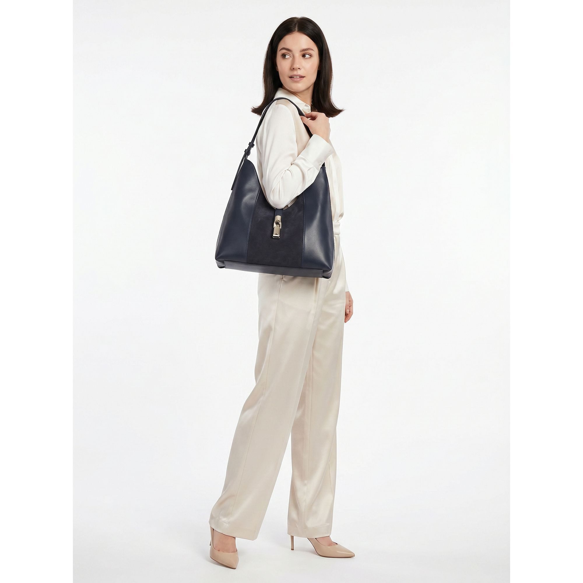 Furla Schultertasche Goccia, Leder