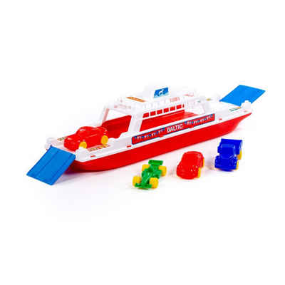 Polesie Kinderspielboot Fähre mit 4 Autos