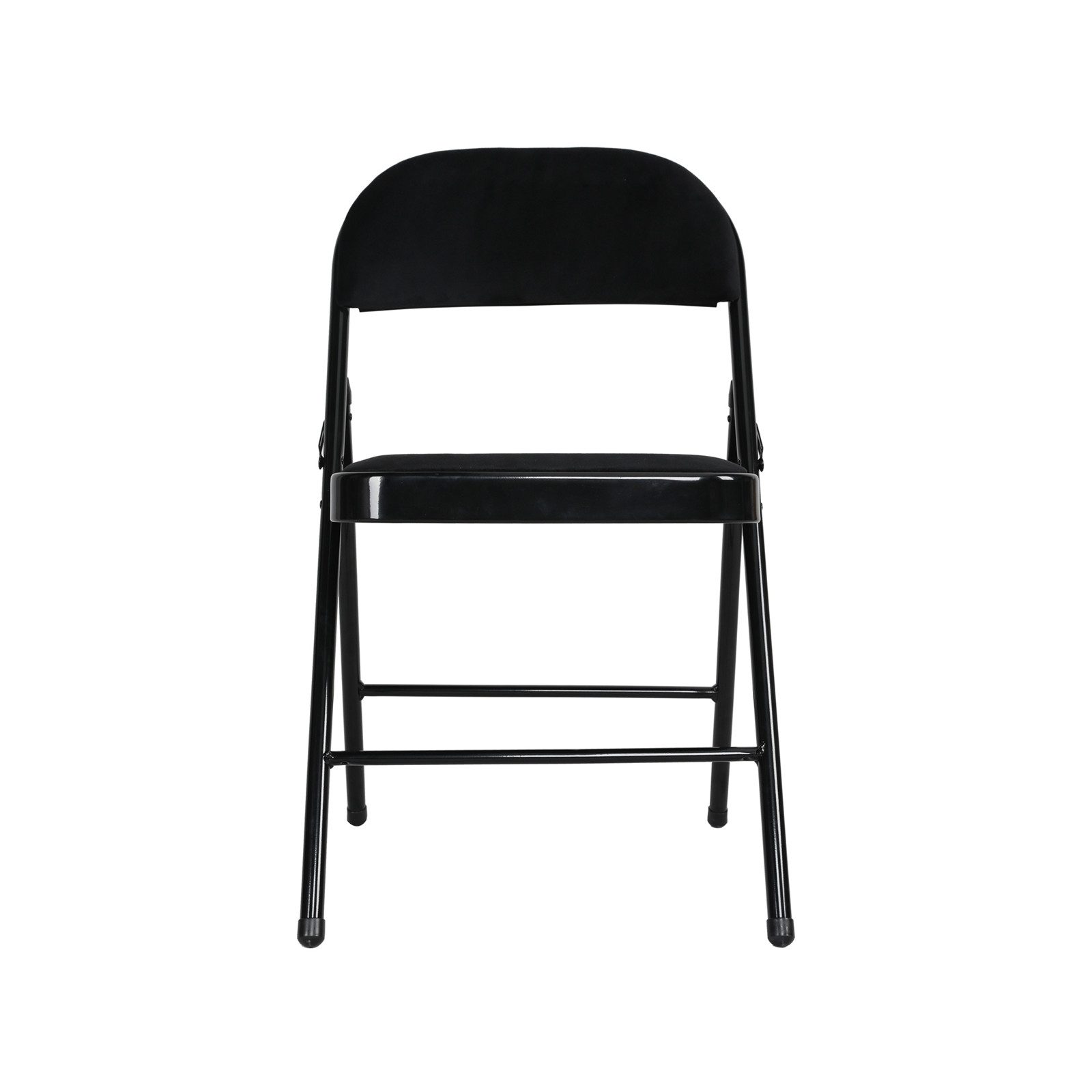HTI-Living Klappstuhl Klappstuhl Wedigo Velvet Schwarz (Stück, 1 St), Gästestuhl Familienfeiern Firmenveranstaltungen