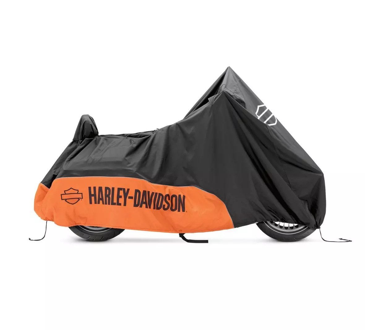HARLEY-DAVIDSON Schutzplane Motorradplane Abdeckplane Schutzhaube Innen & Außen, Integrierten Tasche