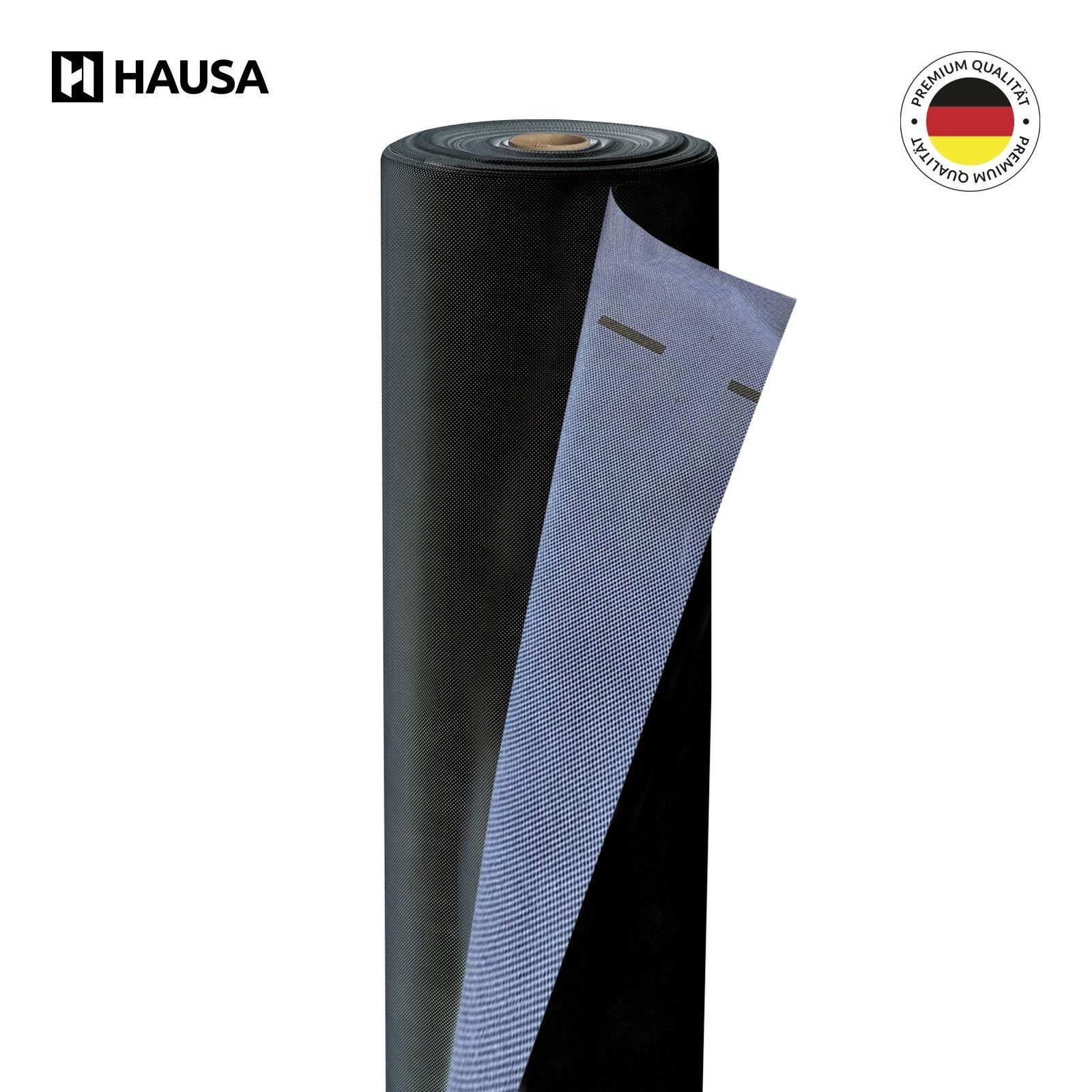 Hausa Dachbahn Unterspannbahn Platinum HU220, Ohne Selbstklebestreifen, 75 m² pro Paket, (220g/m², 1-St., 1,5m x 50m), flexible dreilagige hochdiffusionsoffene Unterdeckbahn