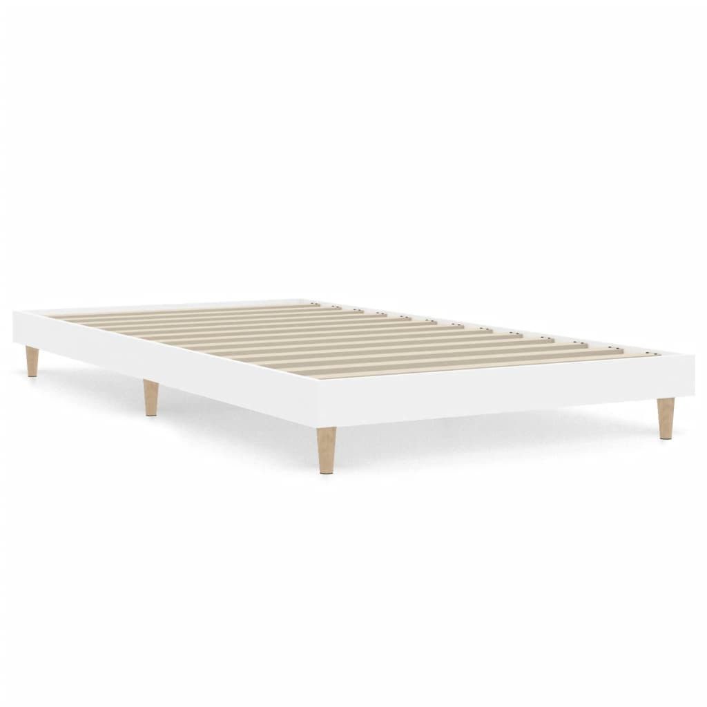 vidaXL Bett, Bettgestell Weiß 90x200 cm günstig online kaufen
