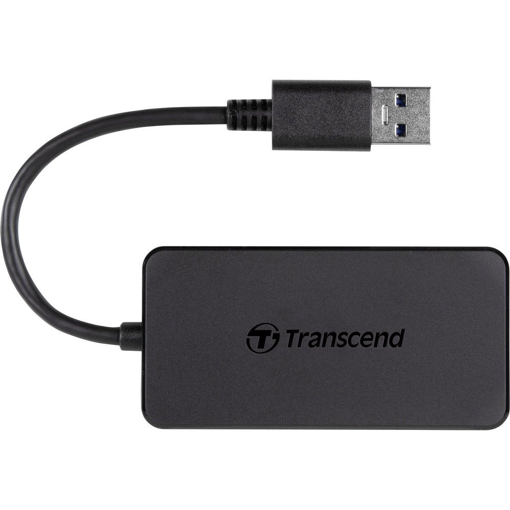 Transcend USB-Verteiler Transcend TS-HUB2K USB-Hub 4 Port USB-A USB 3.1 Gen1 5 GBit/s Schwarz