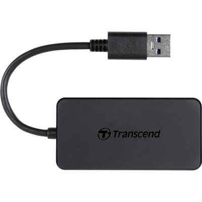 Transcend USB-Verteiler Transcend TS-HUB2K USB 3.2 Gen 1-Hub (USB 3.0) Schwarz