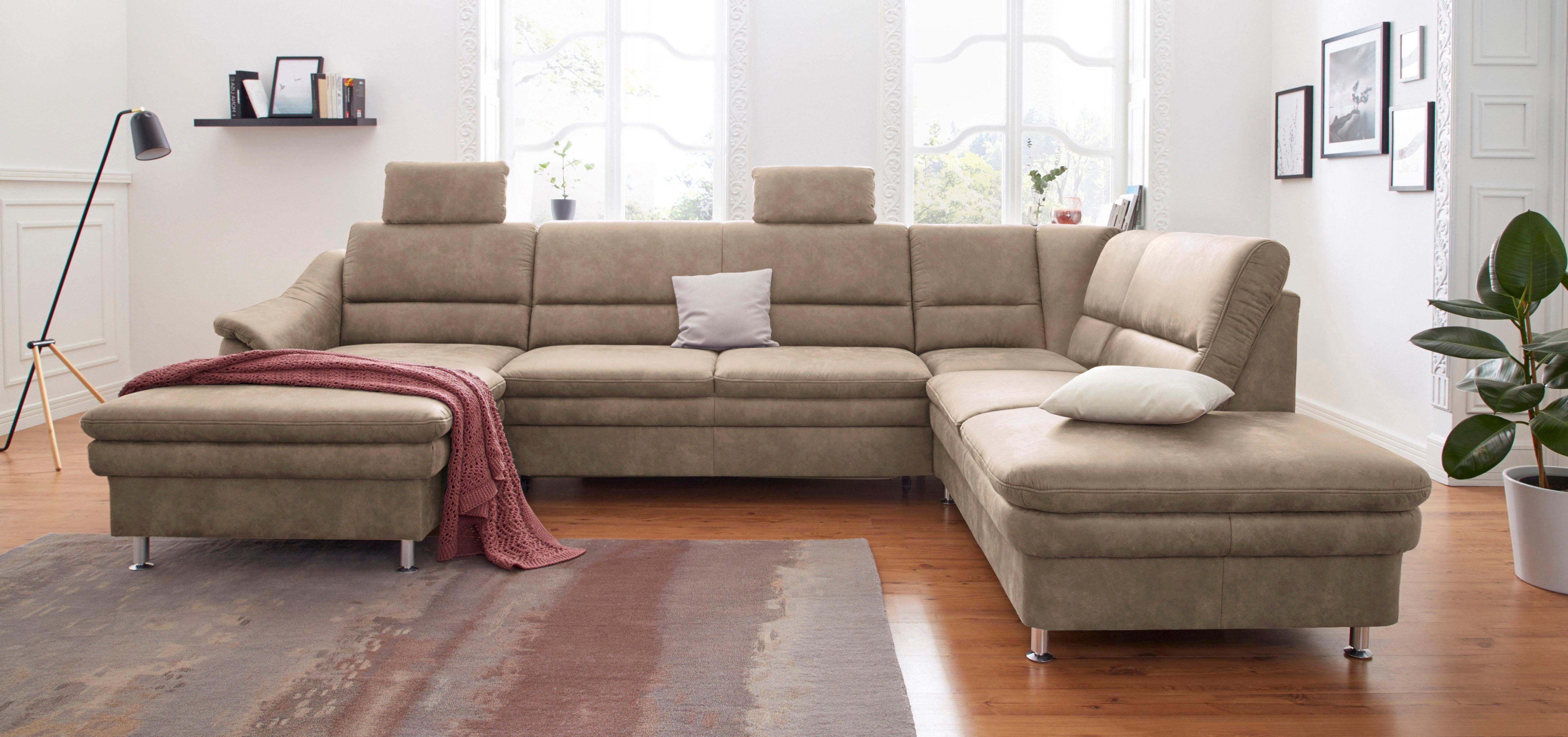 sit&more Wohnlandschaft Cardoso U-Form, mit Federkern günstig online kaufen