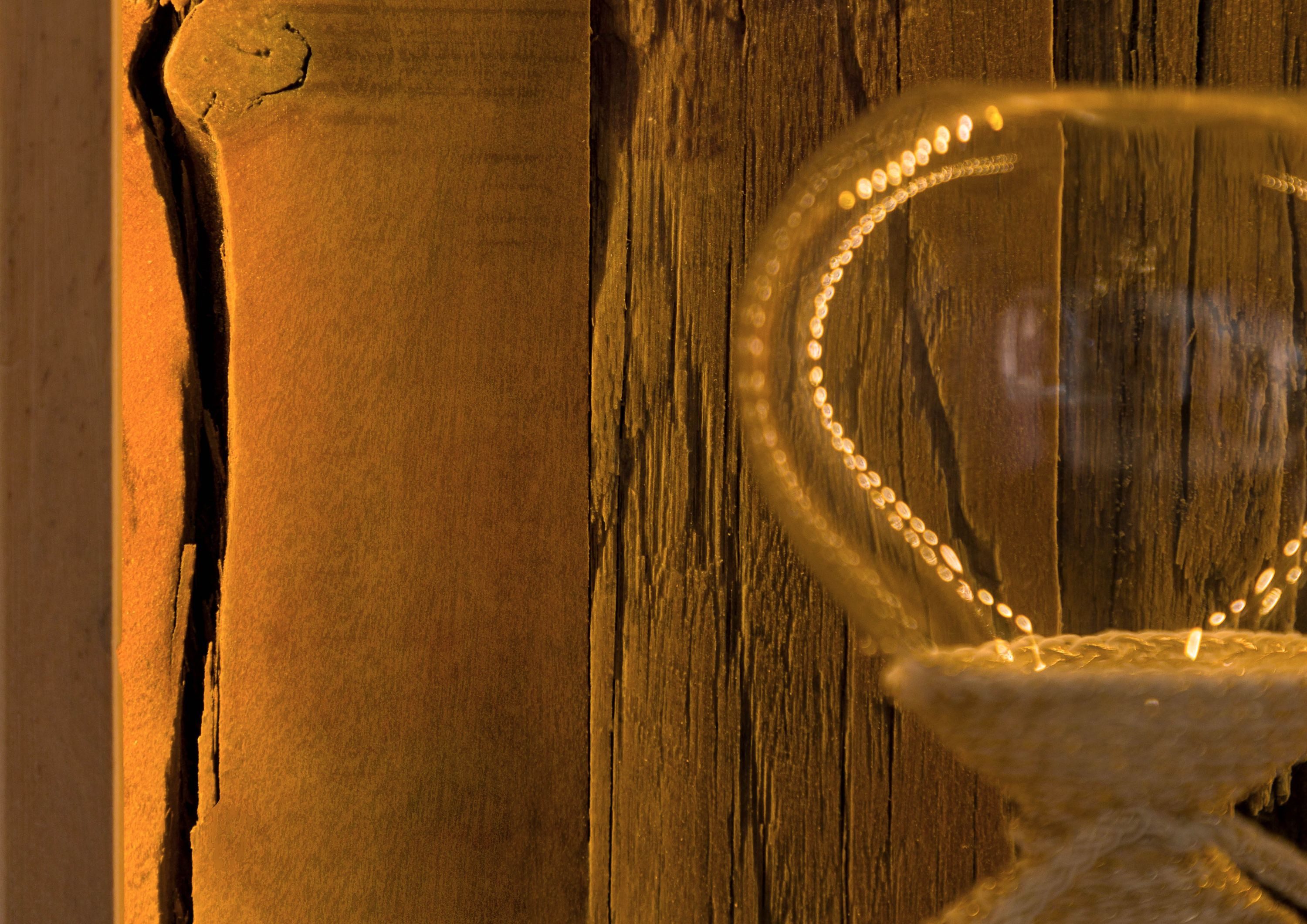 Massivmoebel24 Highboard (Massivholz), Akazie / Altholz 130x40x140 natur lackiert DENVER #100