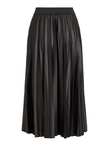 Vila Plisseerock VINITBAN SKIRT - NOOS Black