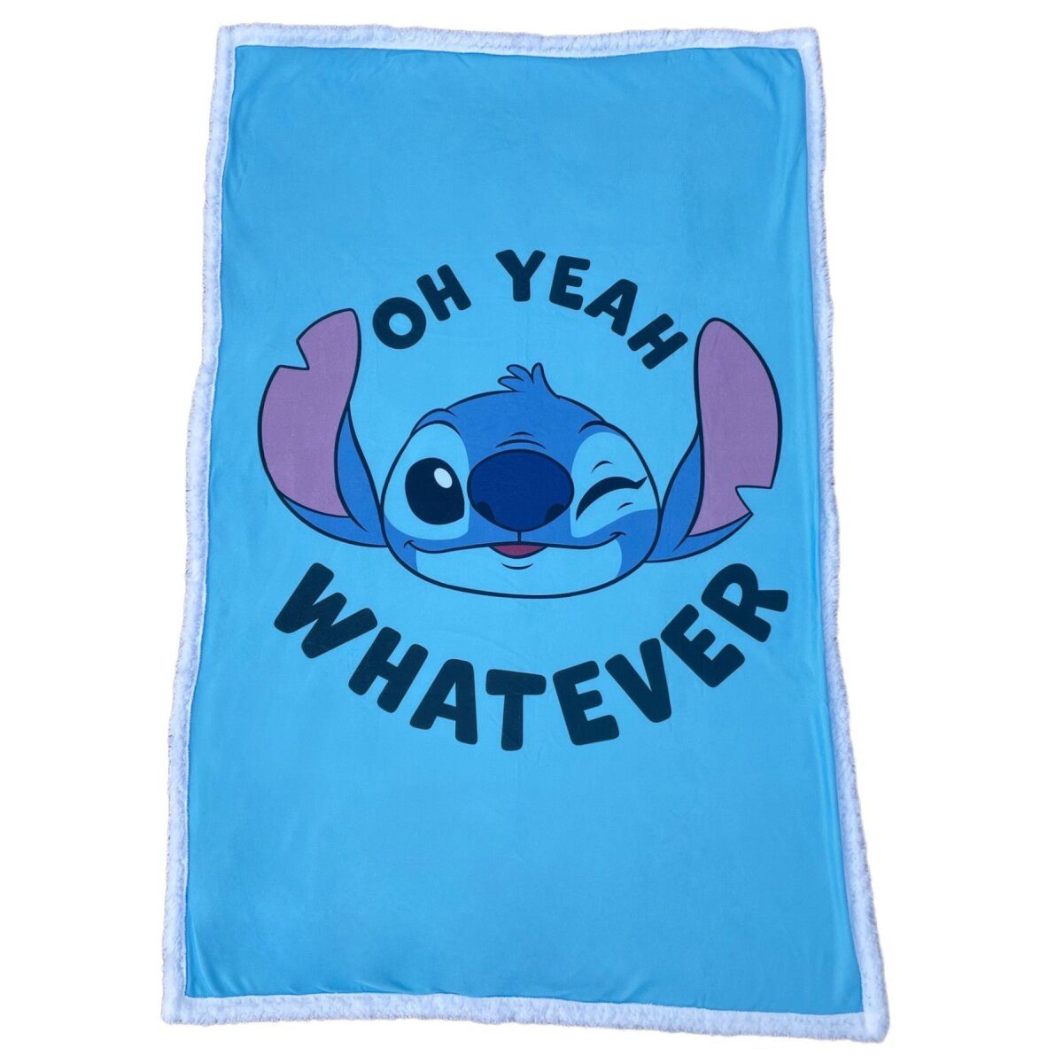Wohndecke Lilo & Stitch Tagesdecke Bettdecke Fleecedecke, 150x100cm, Lilo & Stitch, Geschenkidee für Mädchen und Jungen