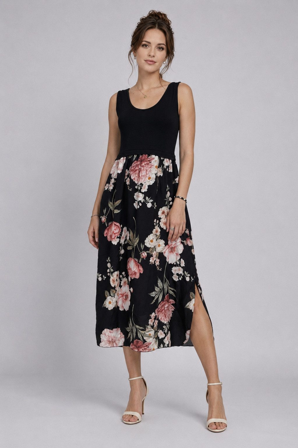ITALY VIBES Sommerkleid - Kleid mit modischem Print - Maxikleid für Damen - ITALY VIBES ONE SIZE - passend für Größen XS - M
