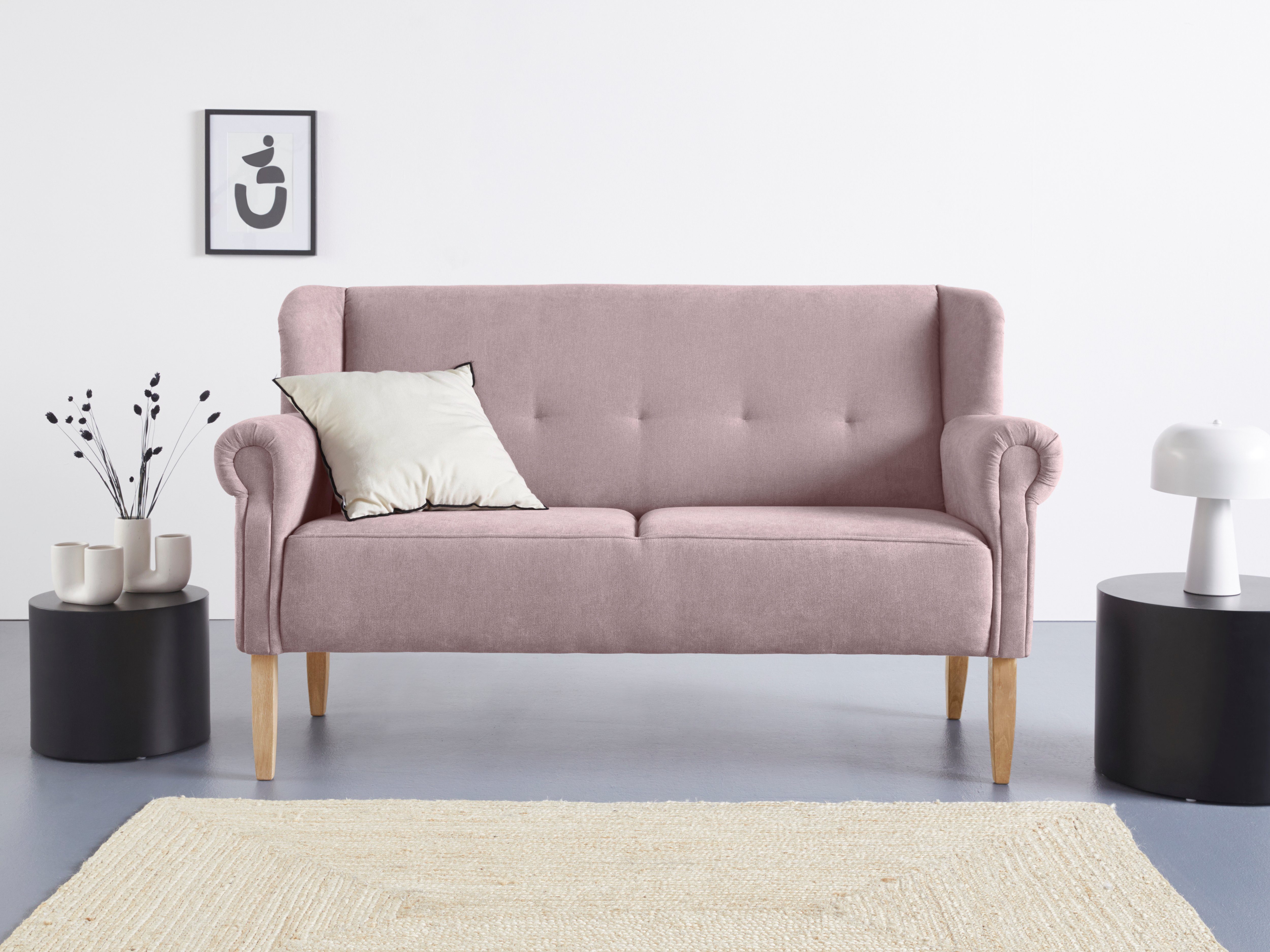 Home affaire Küchensofa Moro Couch mit Federkern, bequem, Breite, in verschiedenen Stoffe und Farben