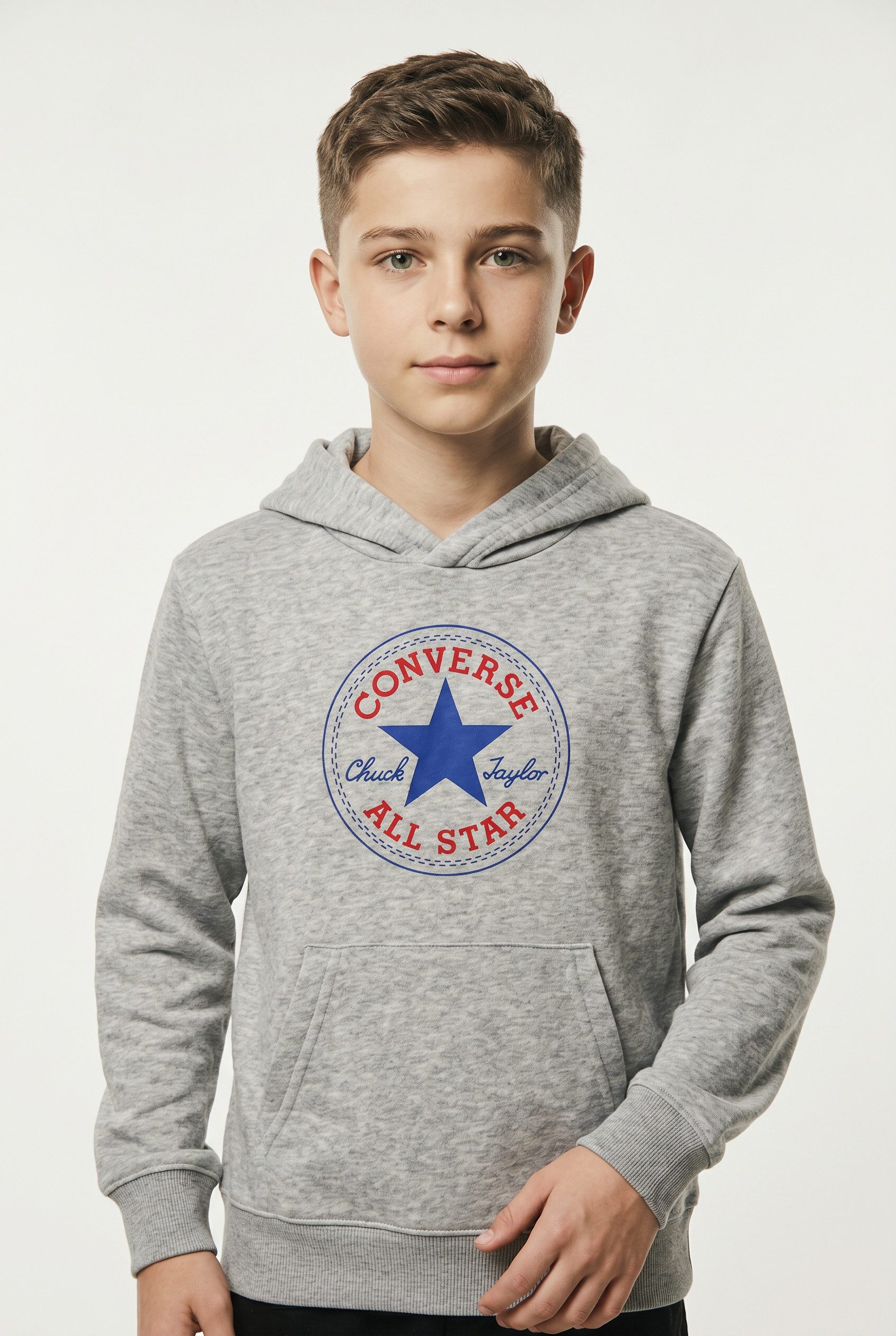 Converse Kapuzensweatshirt CNVB CTP HOODIE aus weichem French Terry, mit gerippten Bündchen und Saum