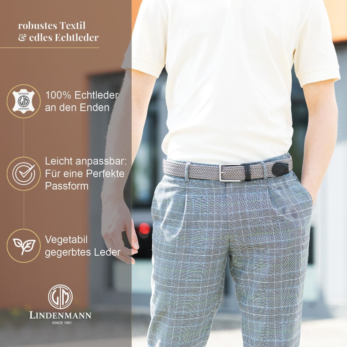 LINDENMANN Stretchgürtel
