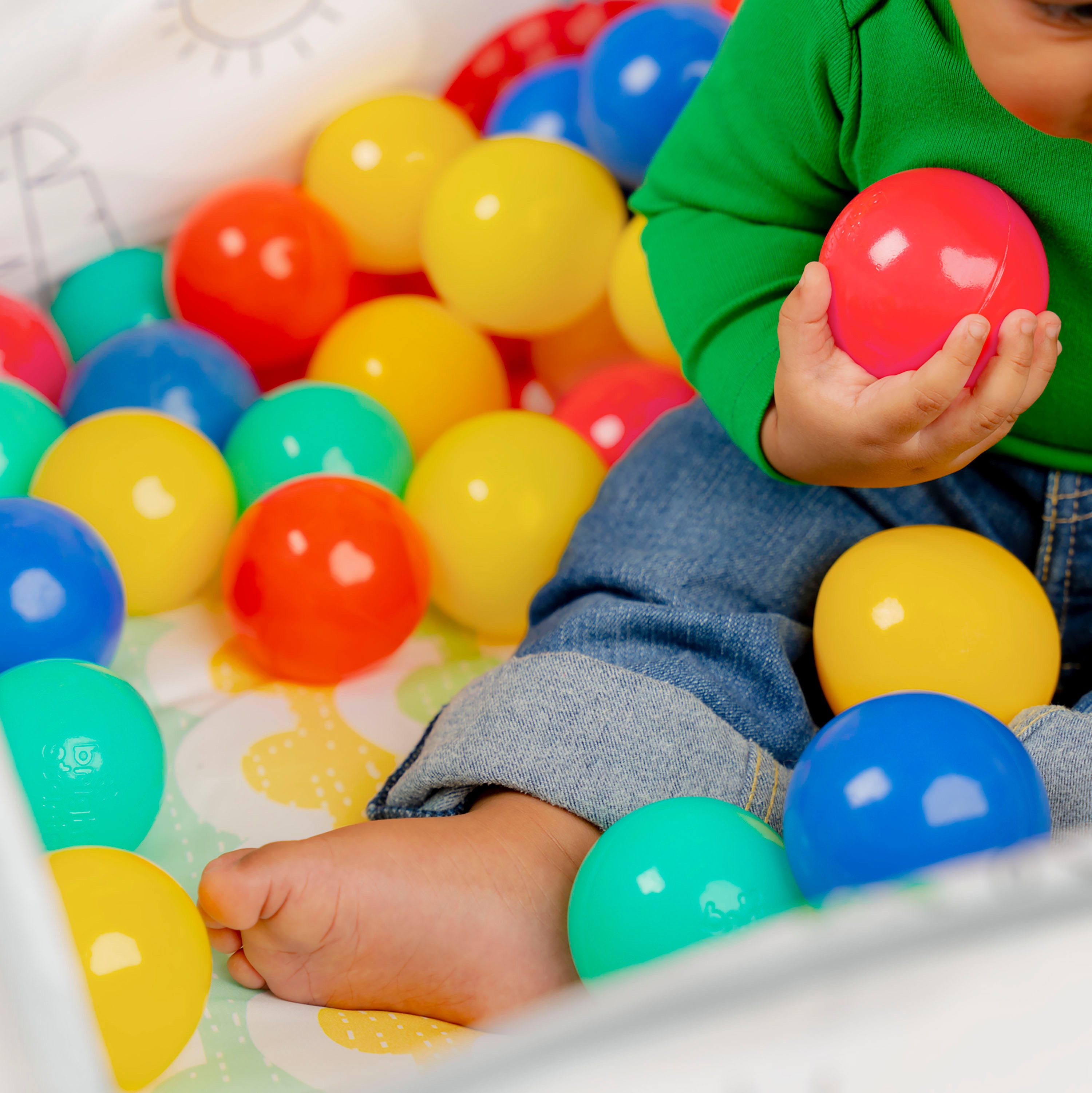 Bright Starts Spielbogen 5-in-1 Your Way Ball Play™ Activity Gym & Ball Pit - Totally Tropical™, mit Licht und Sound
