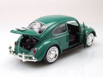 Motormax Modellauto VW Käfer 1966 grün Modellauto 1:24 Motormax, Maßstab 1:24