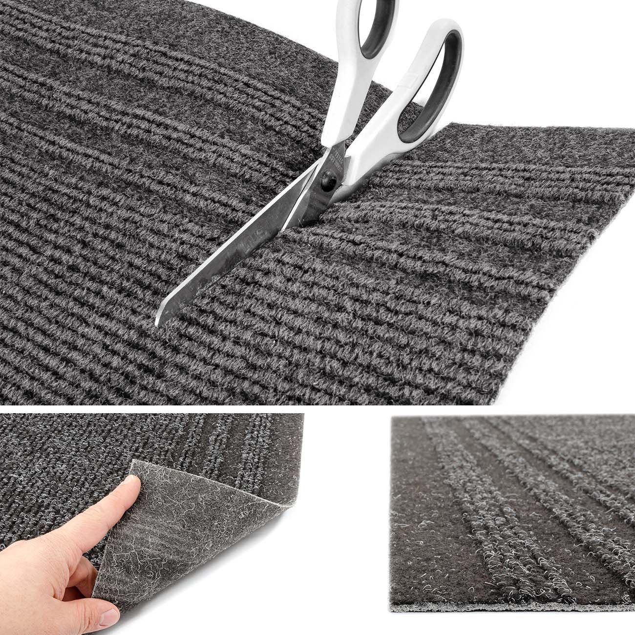 ANRO Läufer Teppich Flurläufer Läufer Textil PASSAT, Eckig, Höhe: 5 mm, Textil