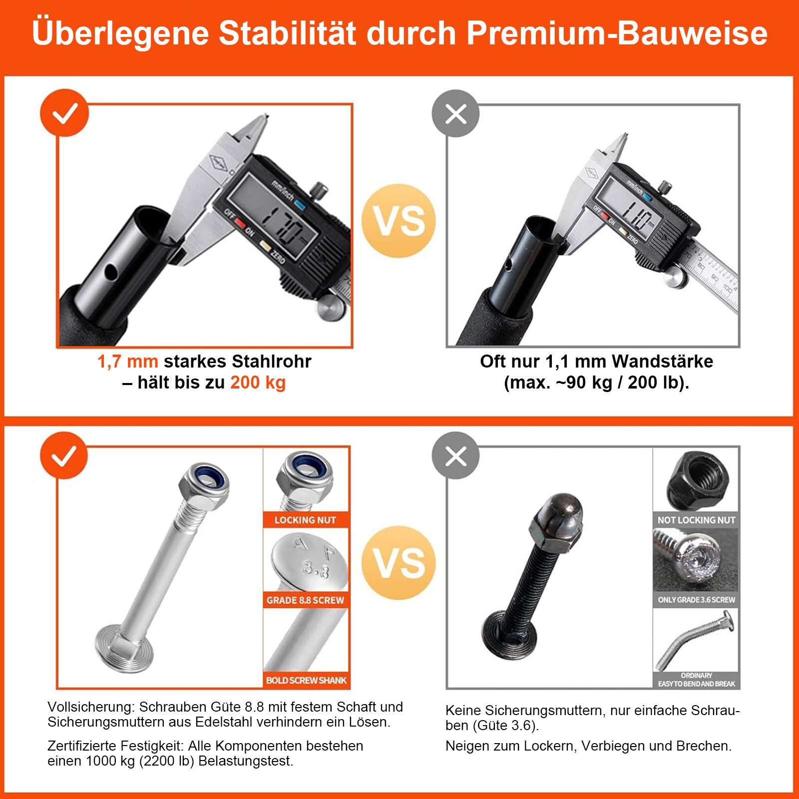 SURFOU Klimmzugstange Türrahmen, verdickter Stahl 200 kg, Multifunktionale Pull Up Bar, Für Klimmzüge, Liegestütze, Muscle-Ups, werkzeuglose Klemmmontage