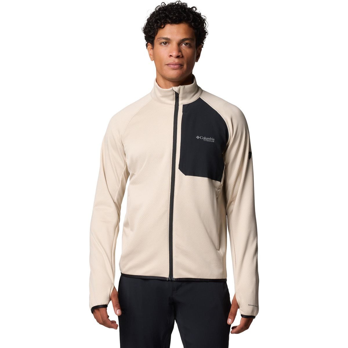 Columbia Fleecejacke Triple Canyon Grid Fleece Full Zip II Hochfunktionale Herrenjacke mit schweißableitendem Material