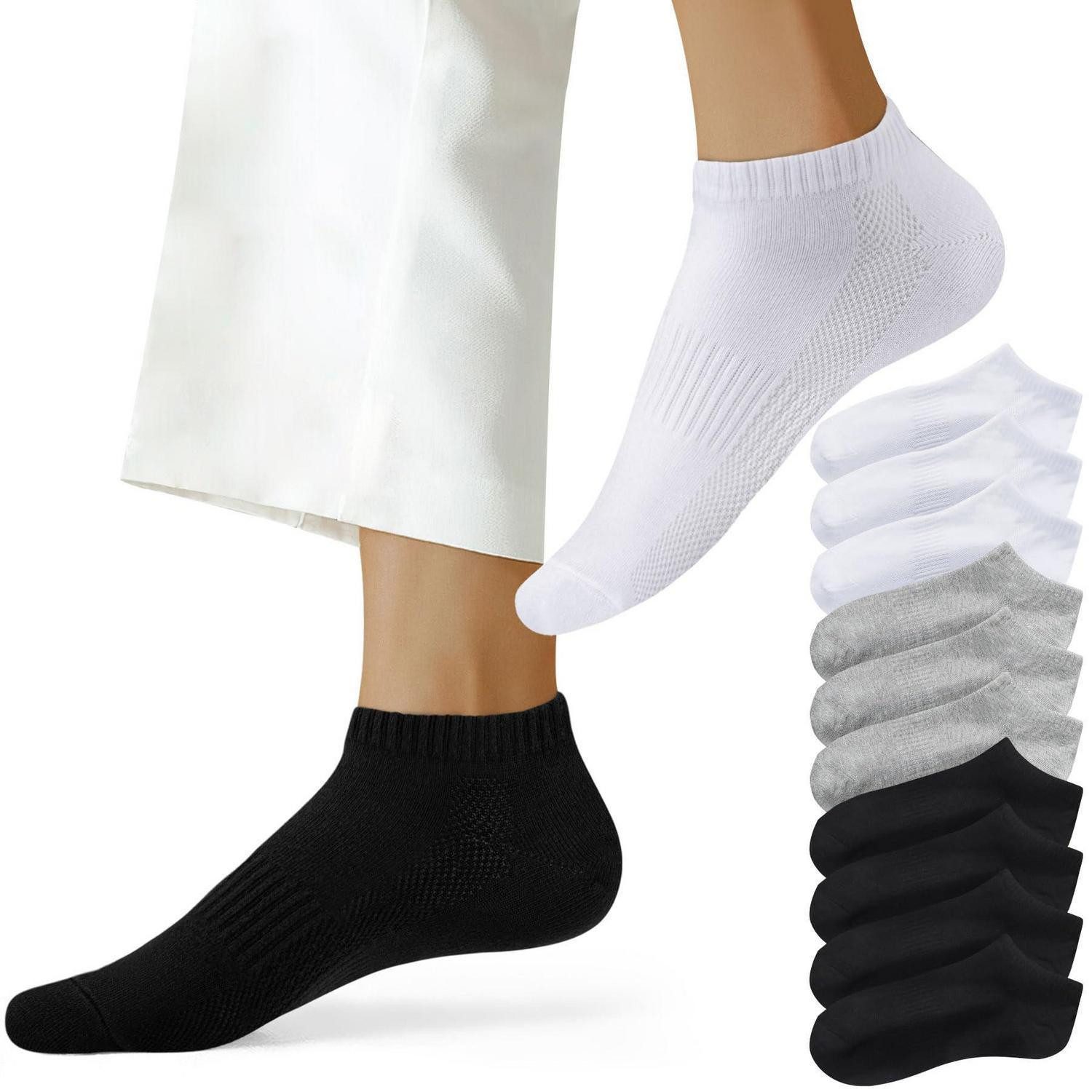 LuxusKollektion Sneakersocken Sneaker Socken Herren Damen Baumwolle Mix