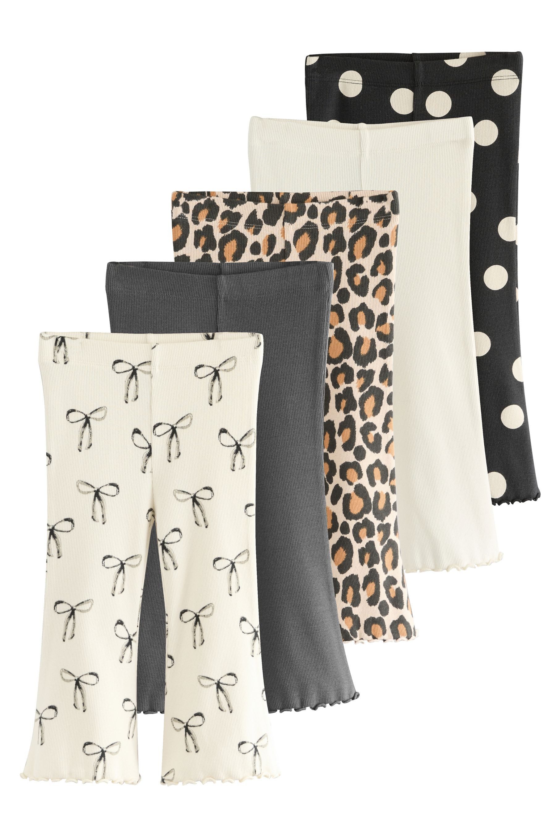 Next Leggings Ausgestellte Leggings im 5er-Pack (5-tlg)