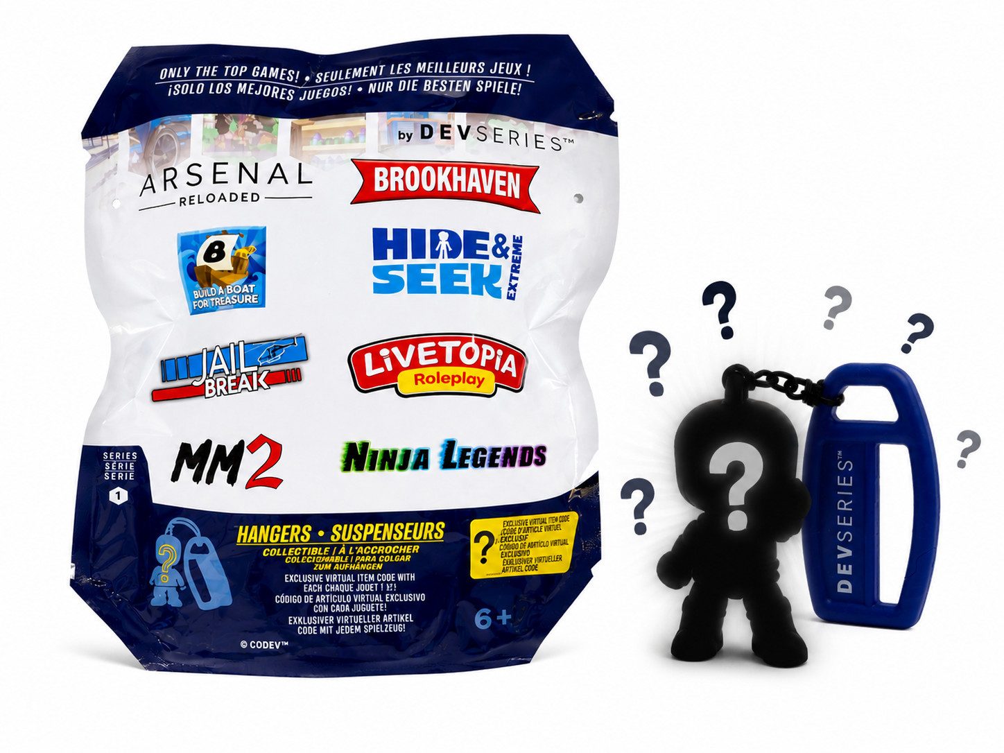 Dinotoys Sammelfigur Mistery Box Roblox Anhänger Sammelfigur Blindbag– Überraschungsfigur (Set, 1 St., Geschenk-Set), Zufallsfigur im Blindpack mit Überraschungseffekt für Sammler