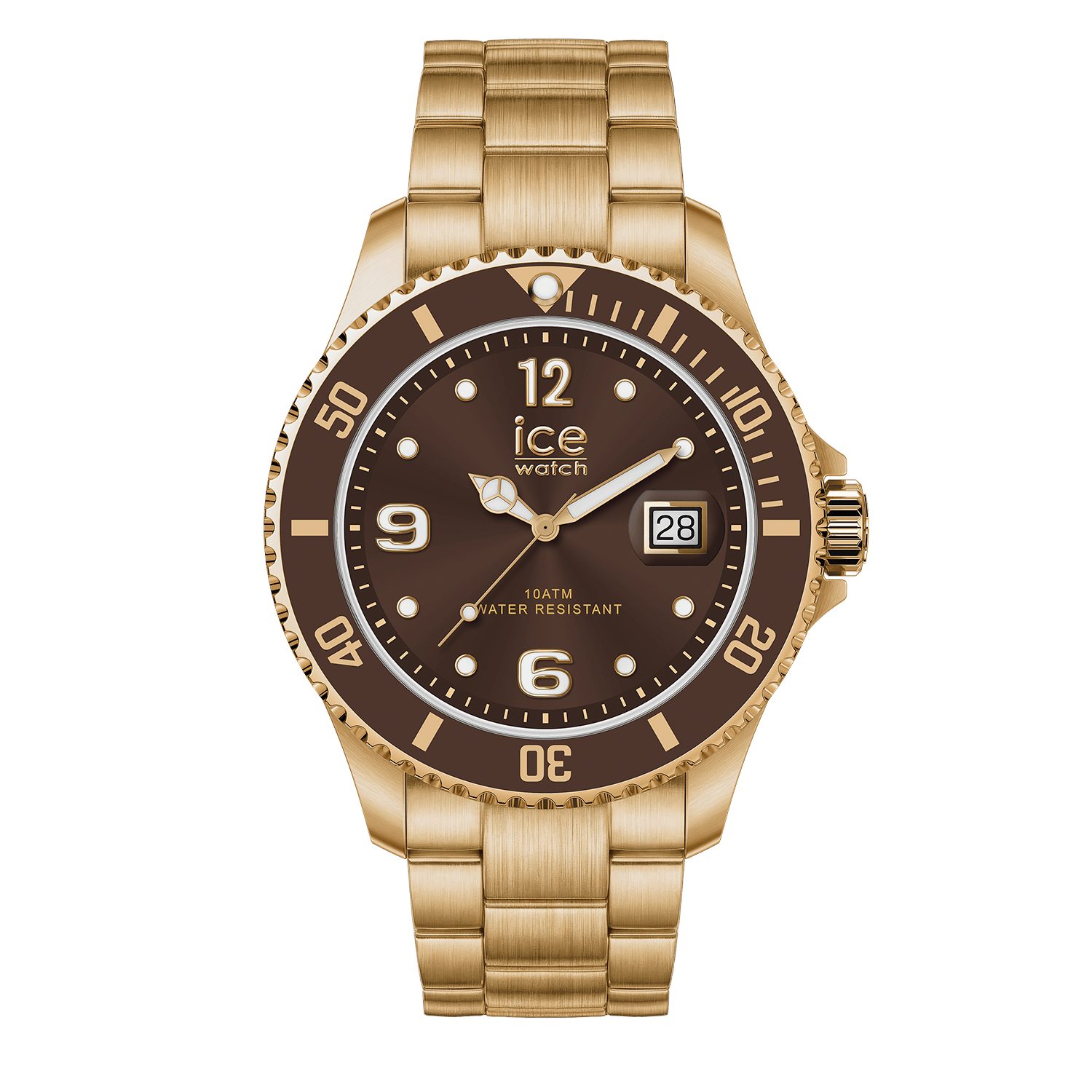 ice-watch Quarzuhr ICE steel 025911, Armbanduhr, Herrenuhr, Edelstahlarmband, analog, Tag