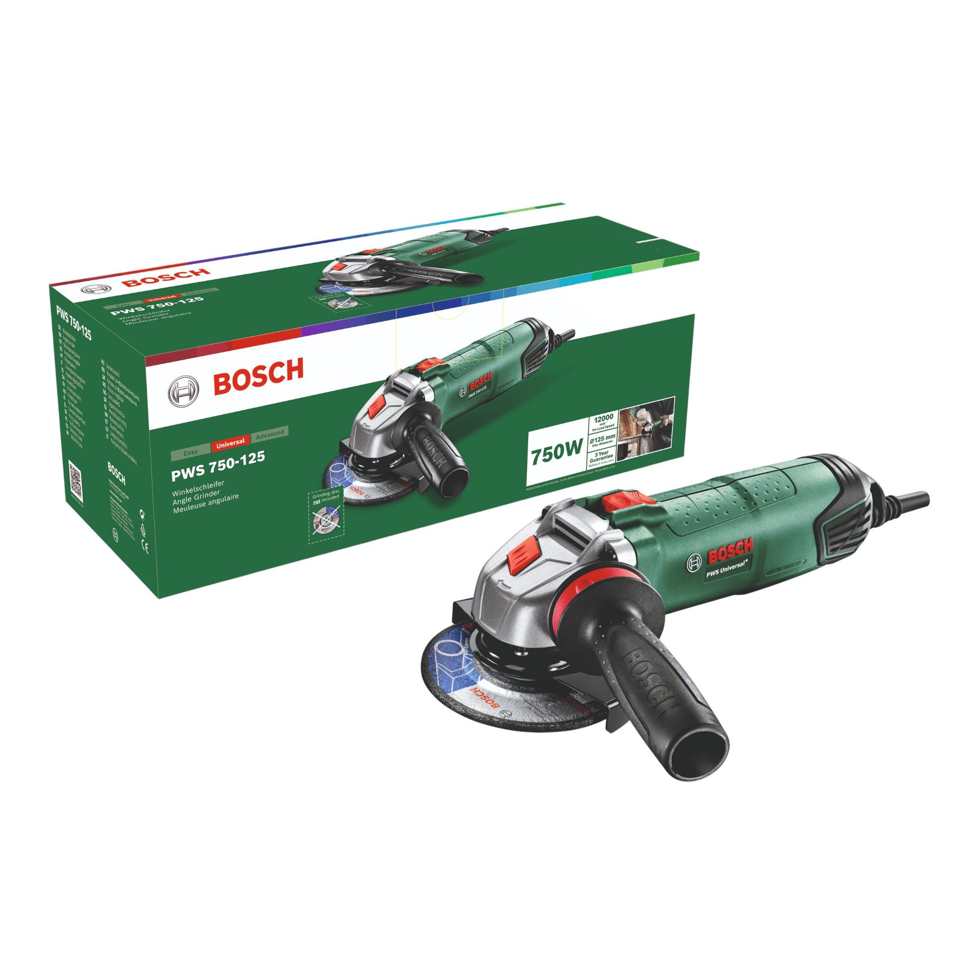 BOSCH Winkelschleifer Bosch PWS 750-115 Winkelschleifer günstig online kaufen