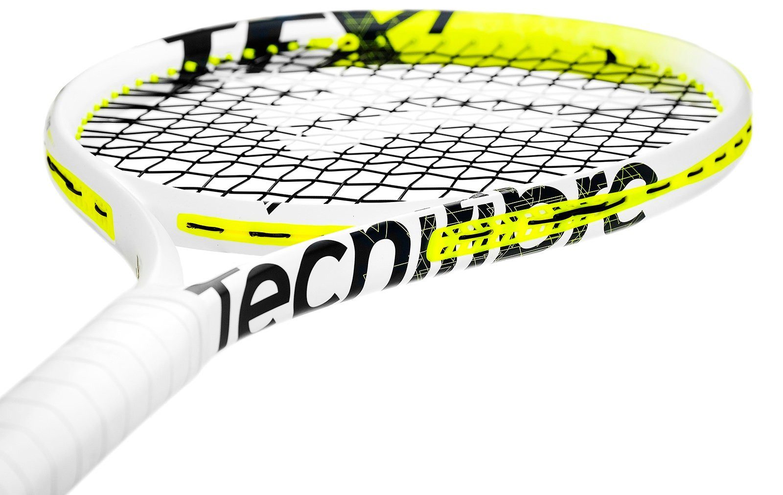 Tecnifibre Tennisschläger TF-X1 300 V2 100in/300g/Turnier 2024 weiss/gelb - unbesaitet