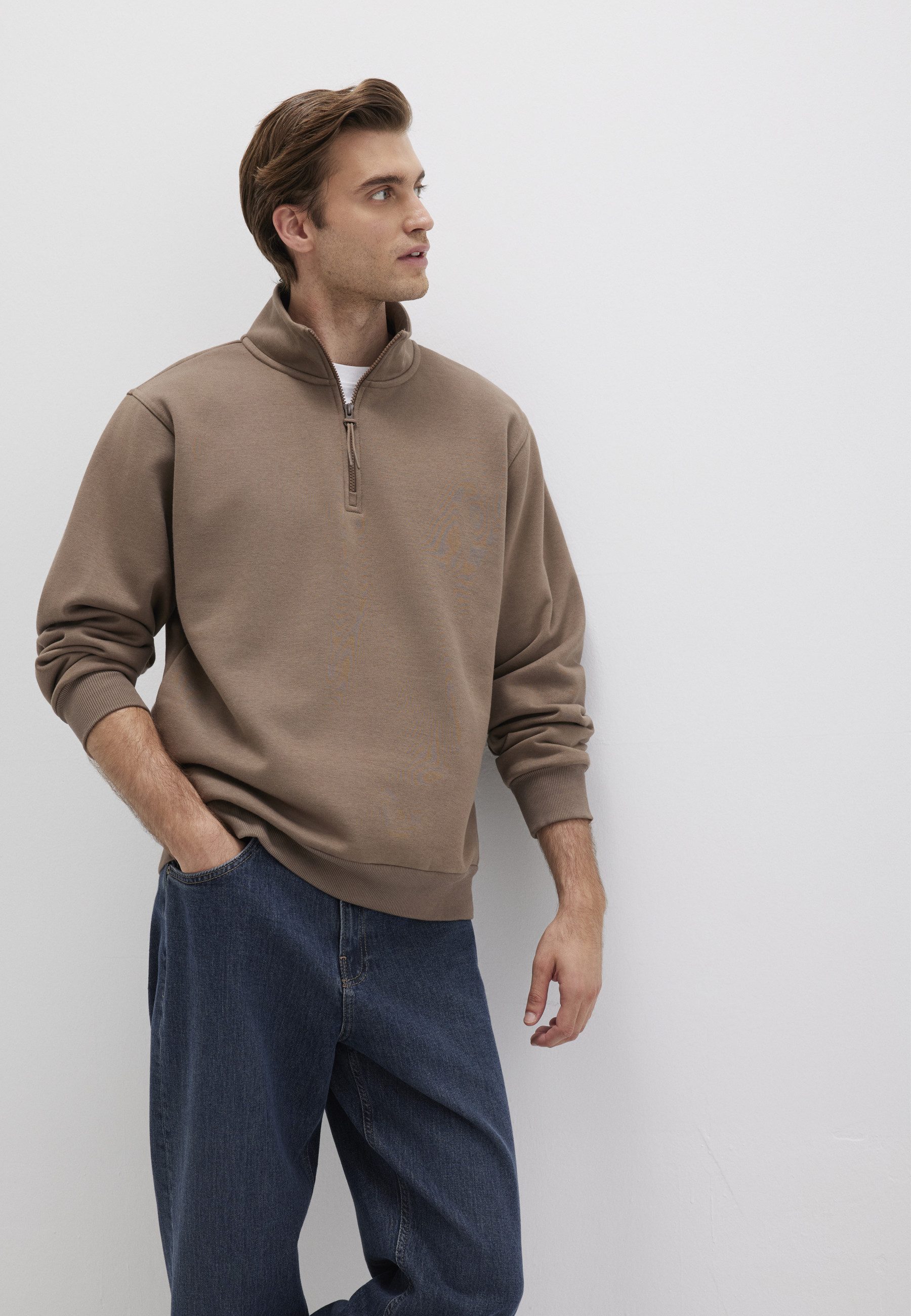 Mavi Troyer HALF ZIP SWEATSHIRT Zip Up Sweatshirt