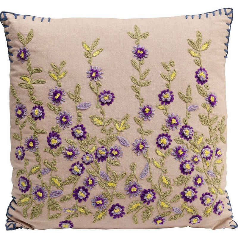 KARE Dekokissen Kissen Embroidery Violet 50x50