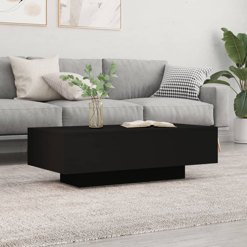 furnicato Couchtisch Schwarz 100x49,5x31 cm Holzwerkstoff günstig online kaufen