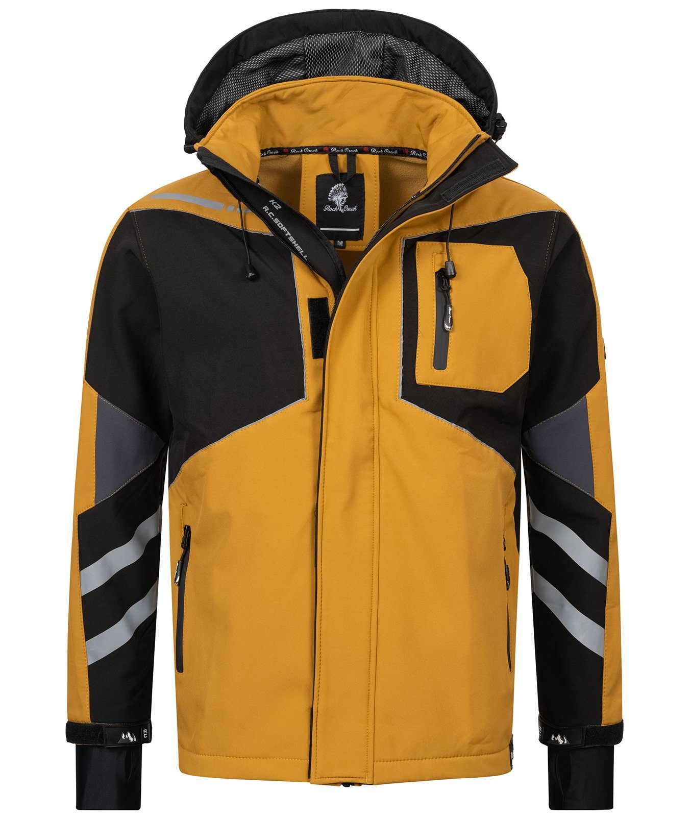 Rock Creek Softshelljacke Herren Softshelljacke Wanderjacke günstig online kaufen