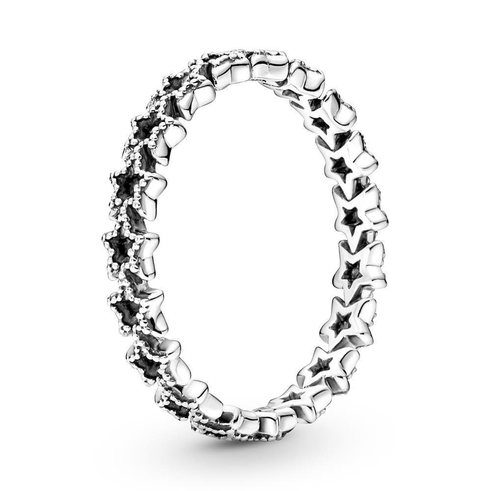 Pandora Fingerring Pandora Band aus Asymmetrischen Sternen Ring in Sterling-Silber