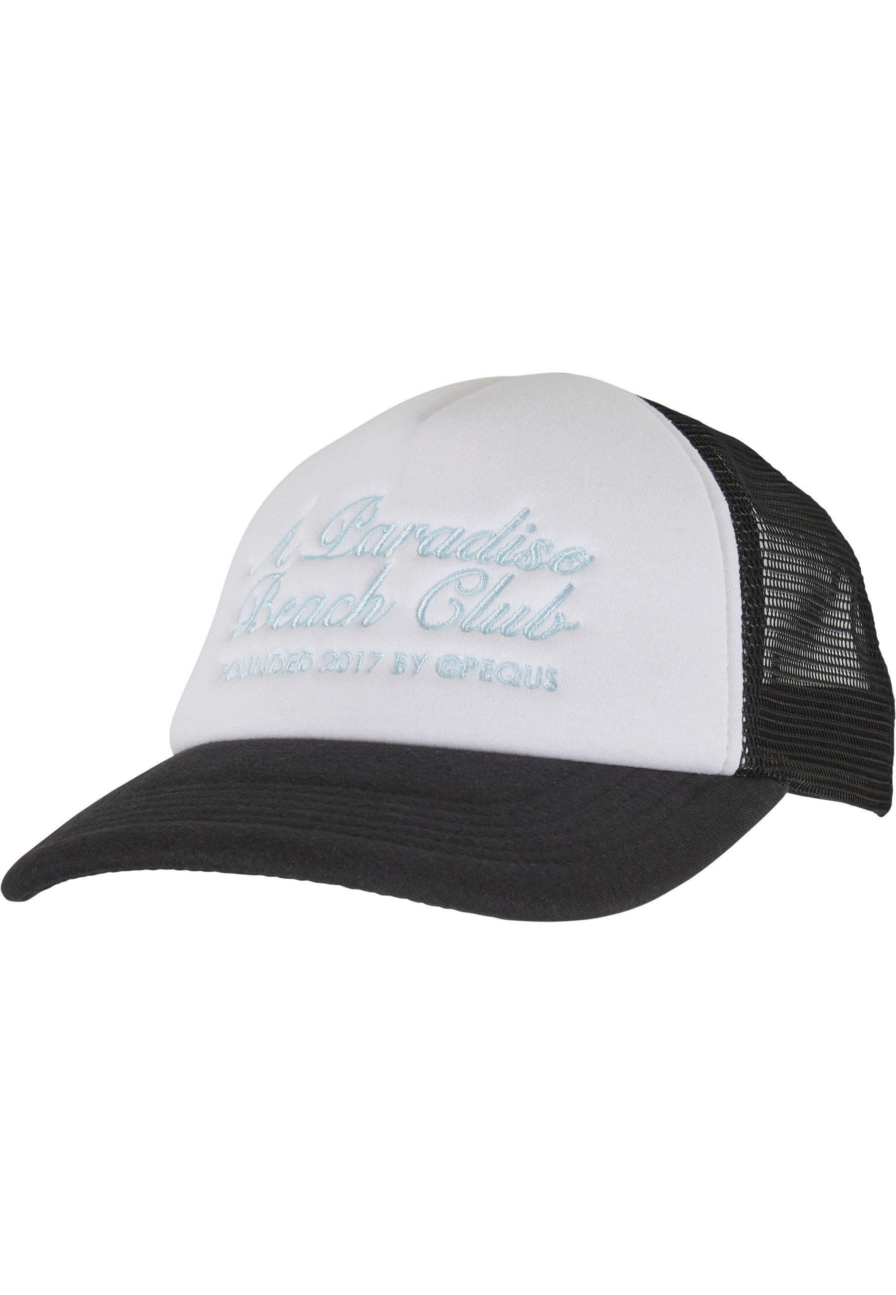 PEQUS Trucker Cap PEQUS PEQUS A Paradise Beach Club Curved Logo Trucker Cap