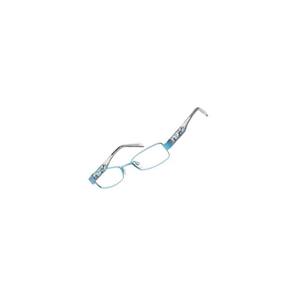 Fossil Brillengestell Korrektionsfassung Brille Metall Kunststoff Blau 48/17/135 - OF4020420, Metall und Kunststoff