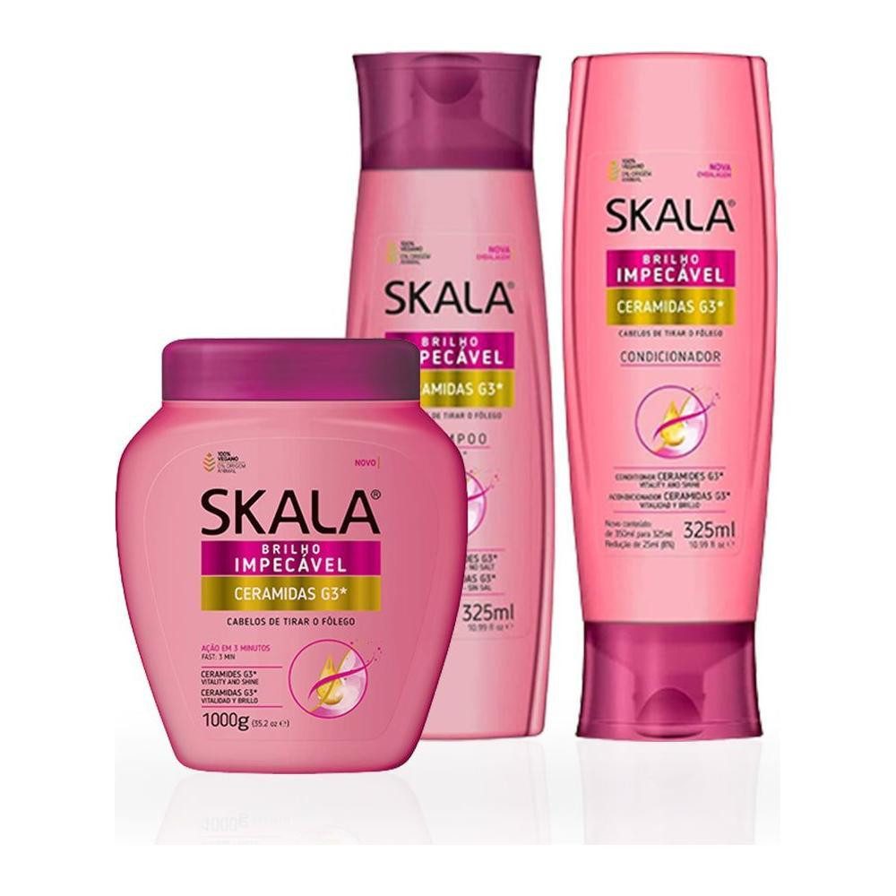 SK Haarshampoo skala hair ceramidas moisture retention bundle