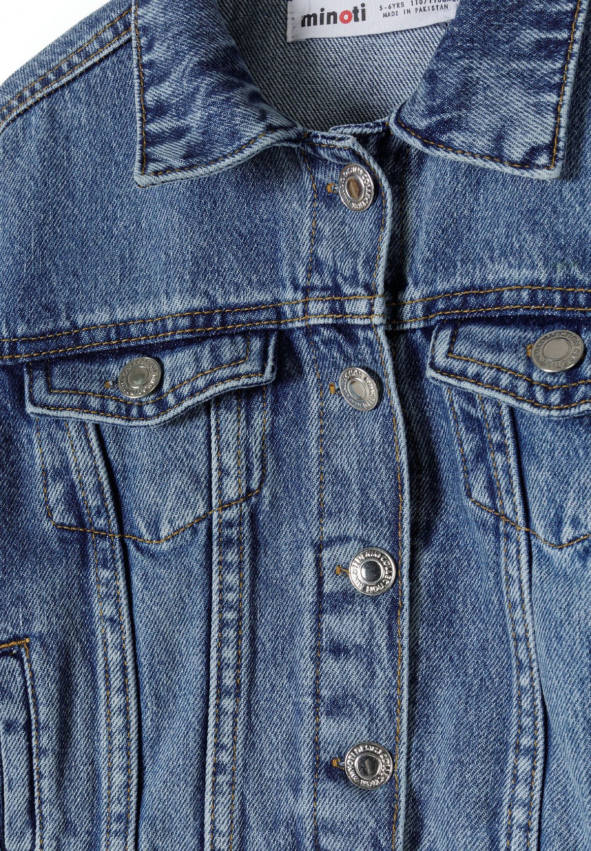 MINOTI Jeansjacke Jeansjacke (2y-14y) trendiger Denim – Bild 4 von 4