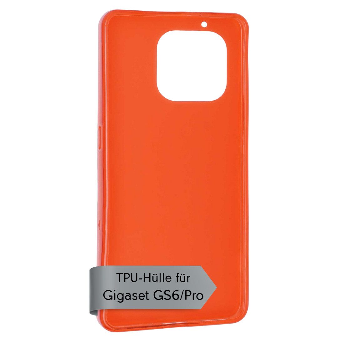 caseroxx Handyhülle TPU-Hülle für Gigaset GS6 / GS6 Pro Gerätabhängig 5,0 - 7,0 Zoll, dünn und flexibel