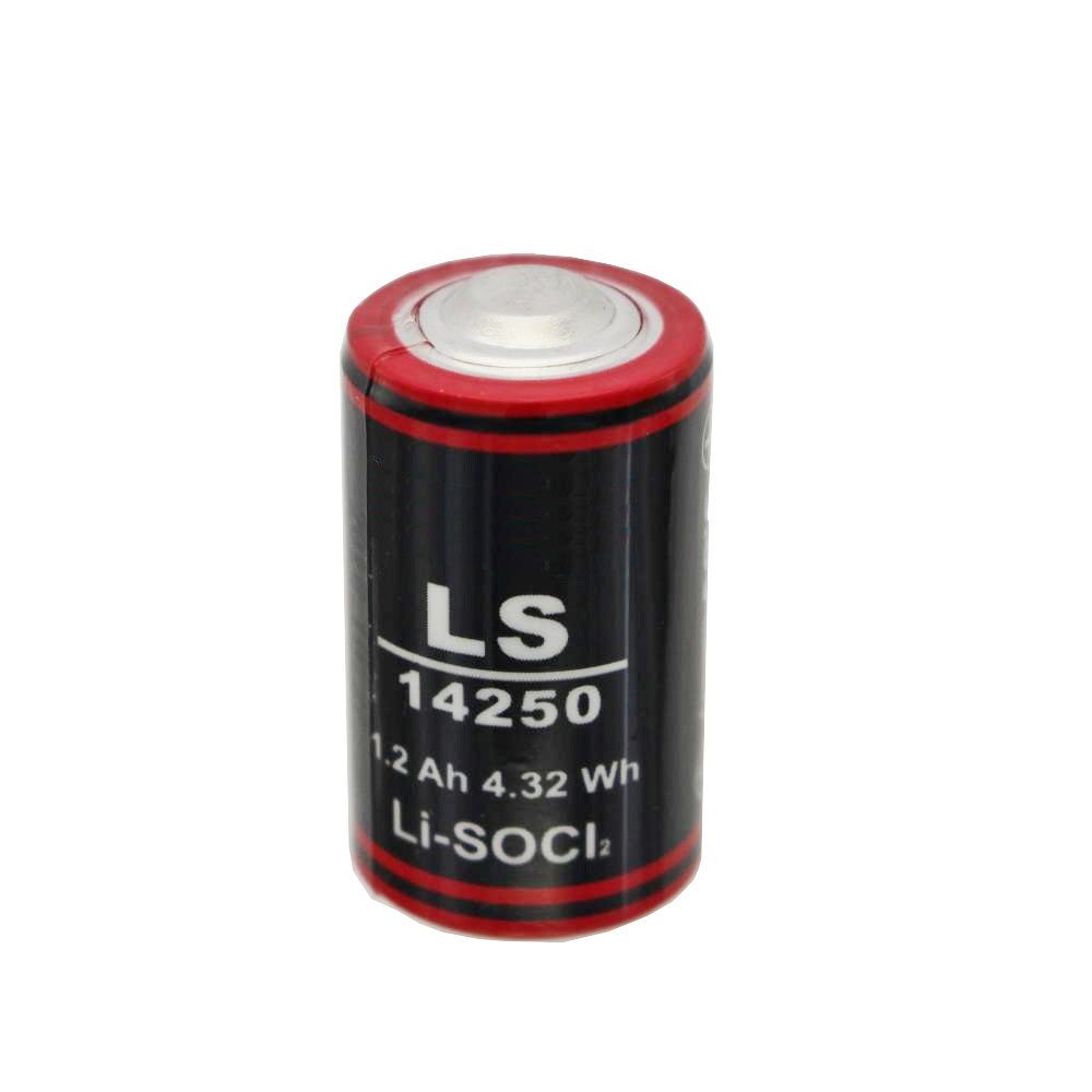 AccuCell ER14250 Lithium Batterie 1/2 AA 3,6 Volt 1200mAh LS14250 Batterie, (3,6 V)