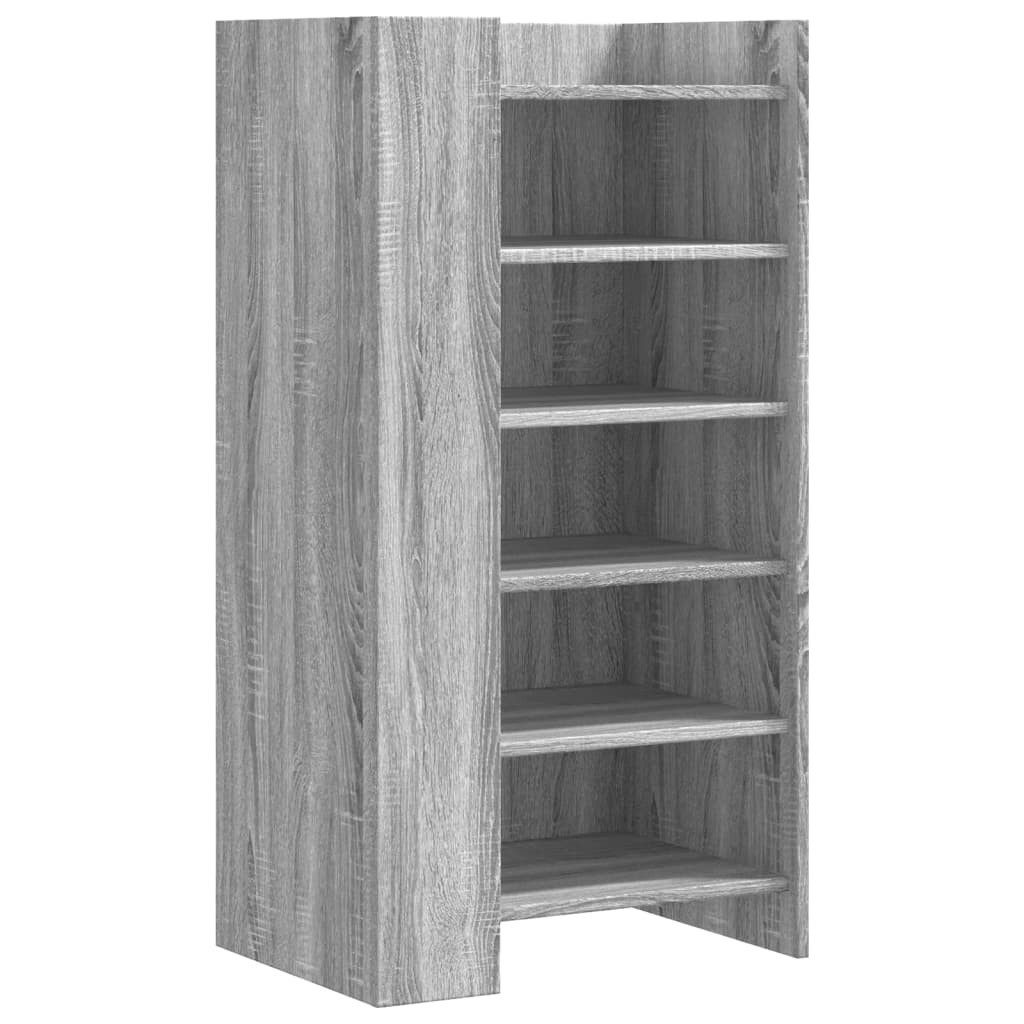 vidaXL Schuhregal Schuhschrank Grau Sonoma 52x37,5x100 günstig online kaufen