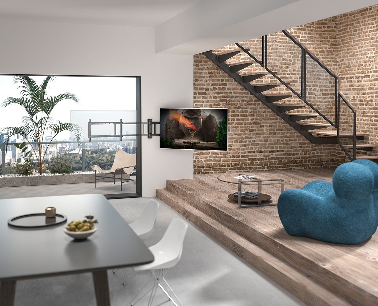 my wall TV-Wandhalterung HP29L, (bis 60 Zoll, Schnelle und einfach Montage, Montagematerial liegt bei)