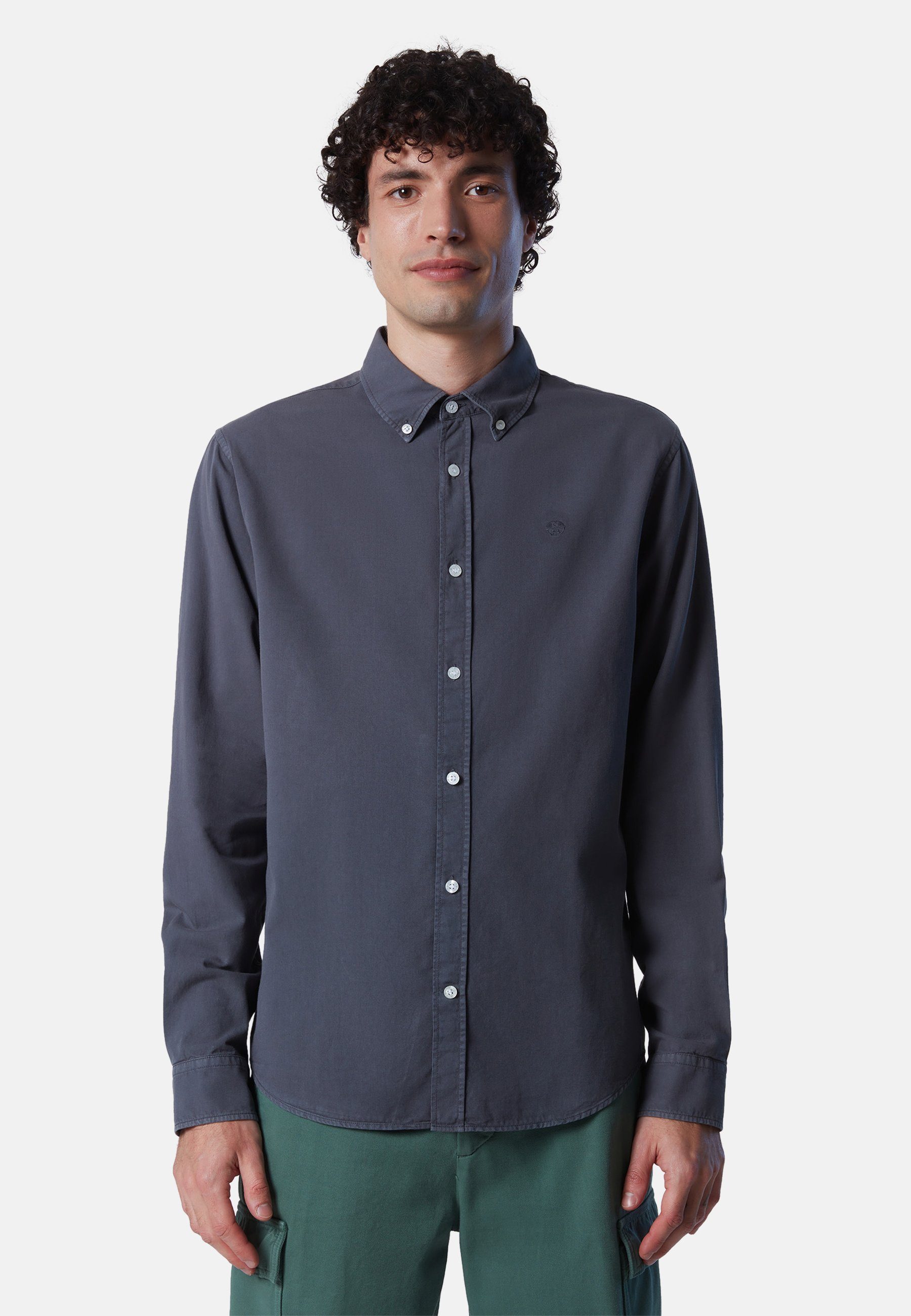 North Sails T-Shirt Gabardine-Shirt mit klassischem Design grey