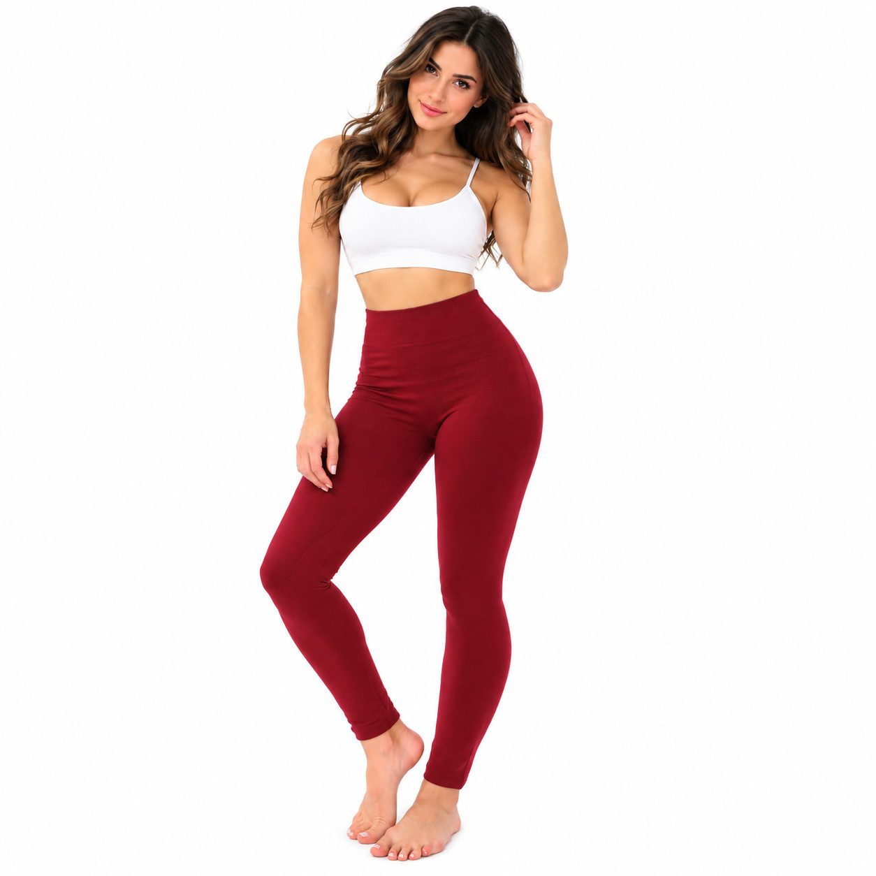 Leggings Park Thermoleggings Damen Gefüttert Winter Thermo Leggings, Einheitsgröße, Hoher Bund (Elastisches Stretch-Material für optimale Bewegungsfreiheit, 1-tlg., High-Waist-Design sorgt für perfekten Sitz und Komfort) Shaping-Effekt & Anti-Cellulite-Funktion für eine schöne Silhouette