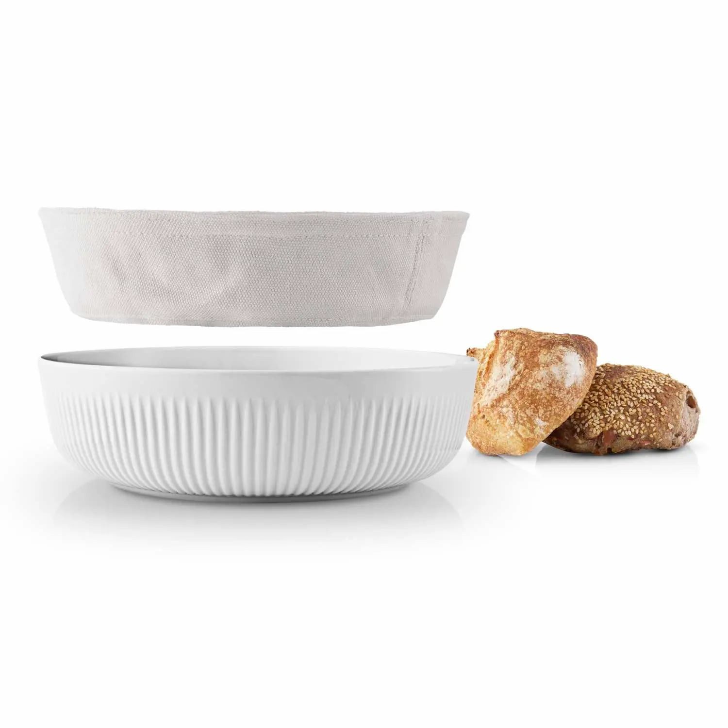 Eva Solo Brotkorb Legio Nova 24 cm, Porzellan, Baumwolle, (1-tlg)