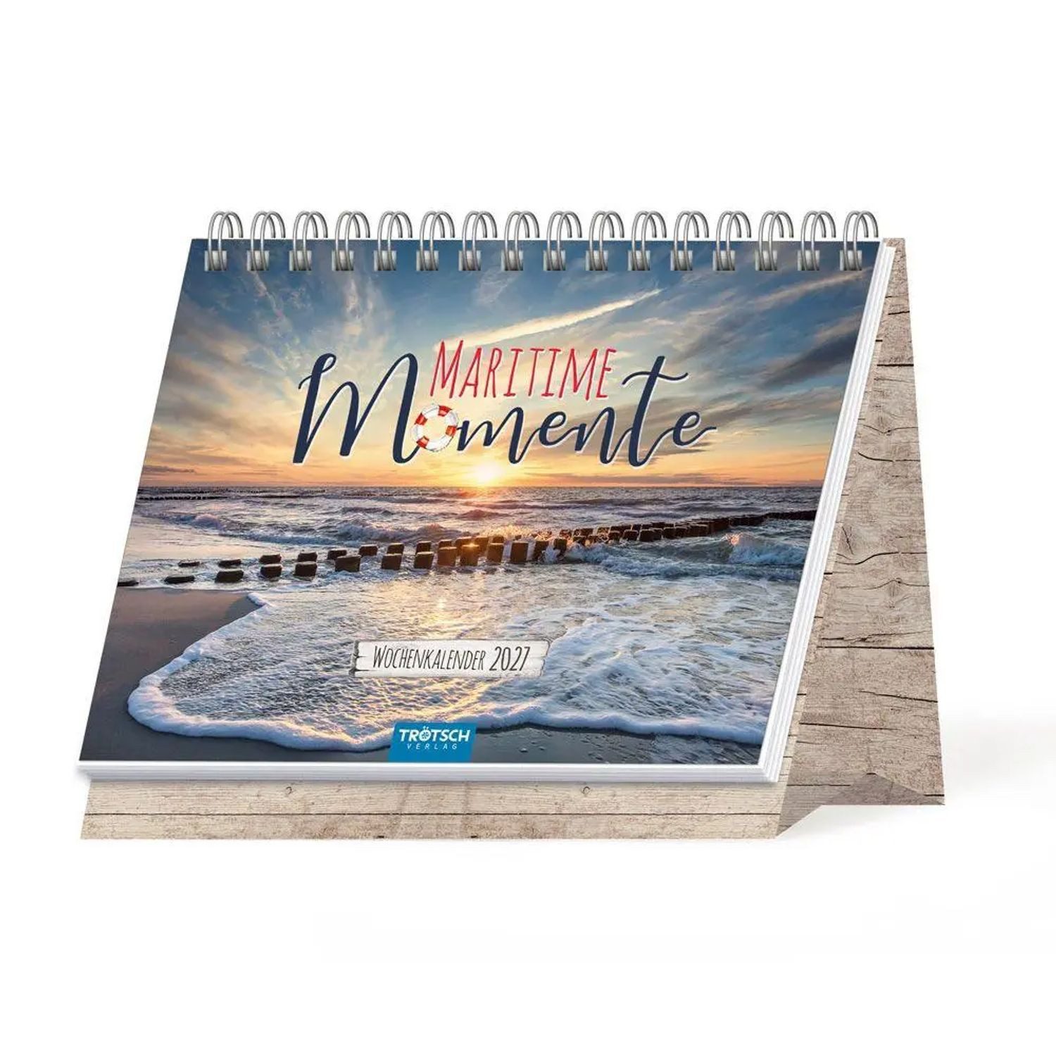 Trötsch Verlag Tischkalender TRÖTSCH - Aufstellwochenkalender Maritime Momente 2027
