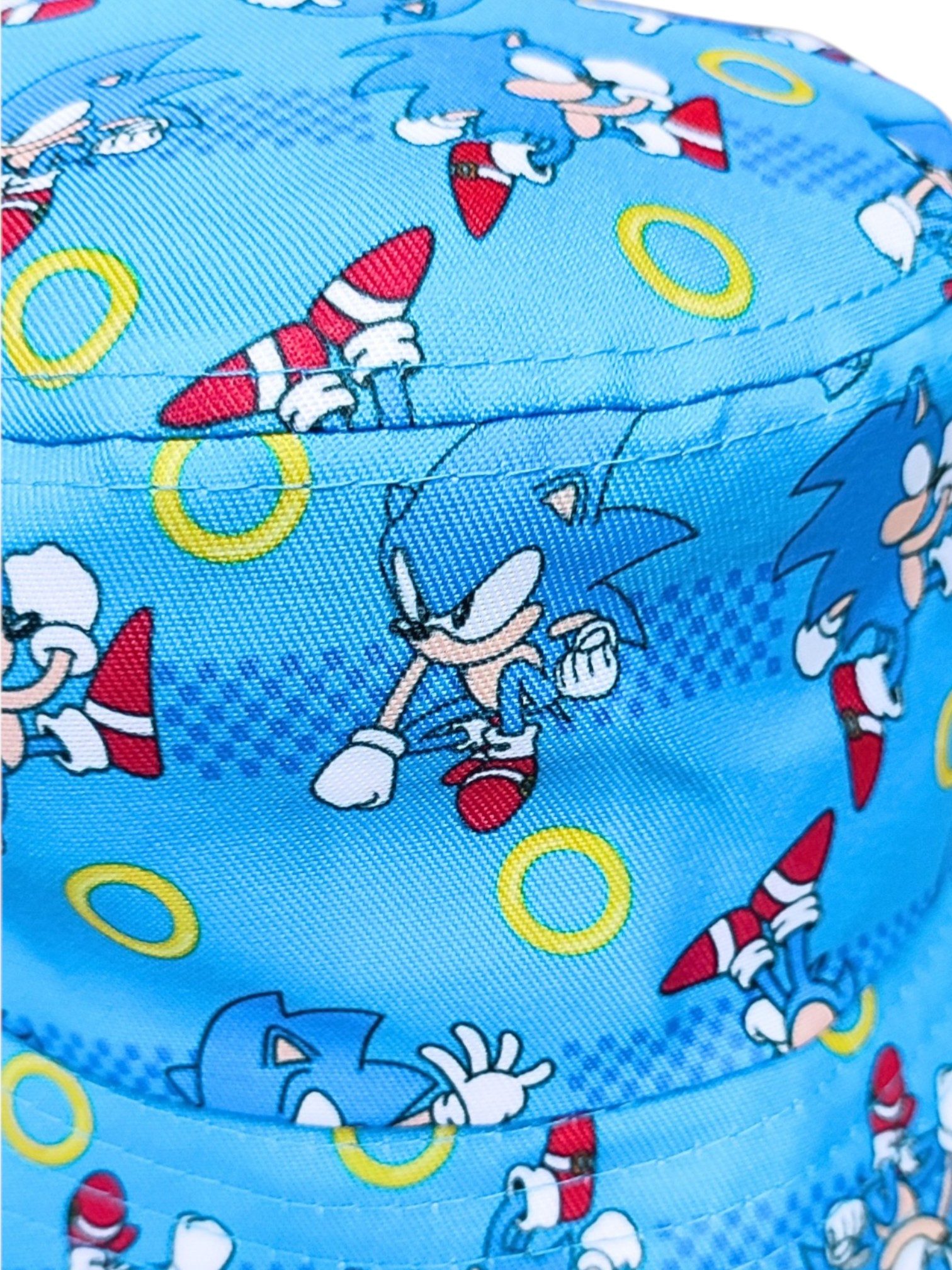 Sonic The Hedgehog Fischerhut Sonic All-over-Print Sonnenhut Größe 52-54 cm